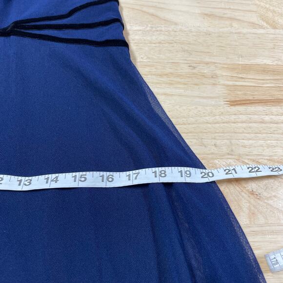 Fuzzi Jean Paul Gaultier NWT Long Sleeve Asymmetrical Maxi Dress Velvet Size M - Picture 11 of 12